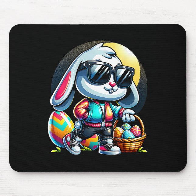 Kids Oaster Bunny Boys Mousepad (Vorne)