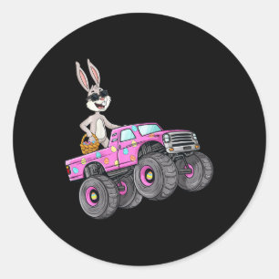 Kids Oaster Rabbit Reitmonster Truck Fun Girls Runder Aufkleber