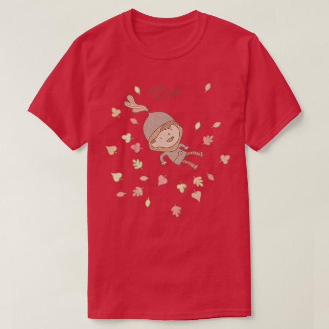 Kids Oli hello Herbst T-Shirt (Design vorne)