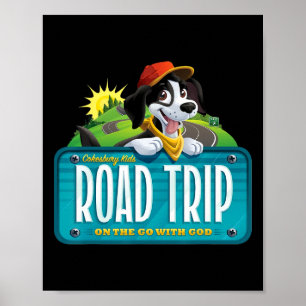 Kids On The Go Christian Vbs 2025 Roadtrip-Feier Poster