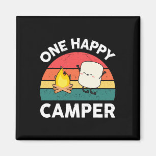 Kids One Happy Camper Kleiner Junge Lustiger Marsh Magnet