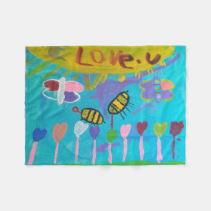 Kids Painting Fleecedecke