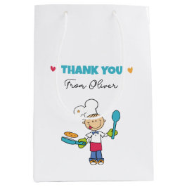 Kids’ Pancake Birthday Gift Bag – Little Chef Them Mittlere Geschenktüte