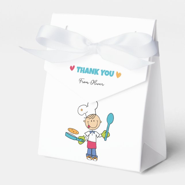 Kids’ Pancake Party Favor Box Geschenkschachtel (Vorderseite)