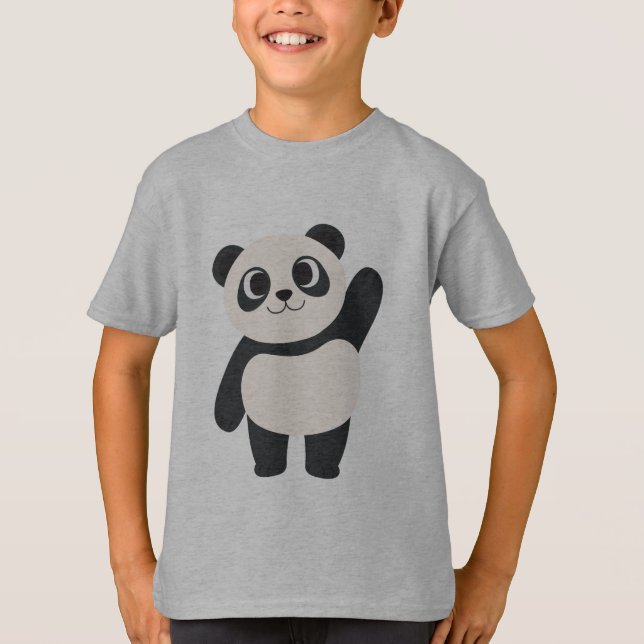 Kids Panda T - Shirt (Vorderseite)