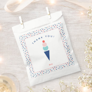 Kid's Party Custom Gevor Tasche in Blau und Rosa Geschenktütchen