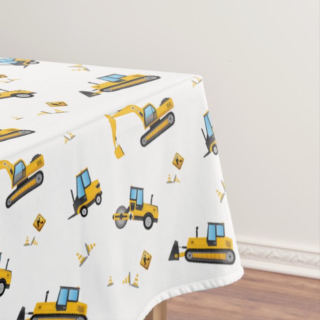 Kids Party Decor Construction Dump Truck Tischdecke (Beispiel)