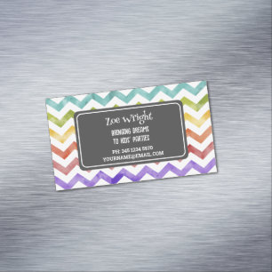 Kids Party Planer Magnetische Visitenkarte