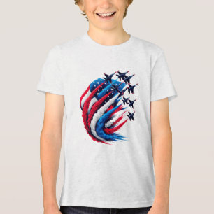 Kids Patriotic Tri-Blend Shirt