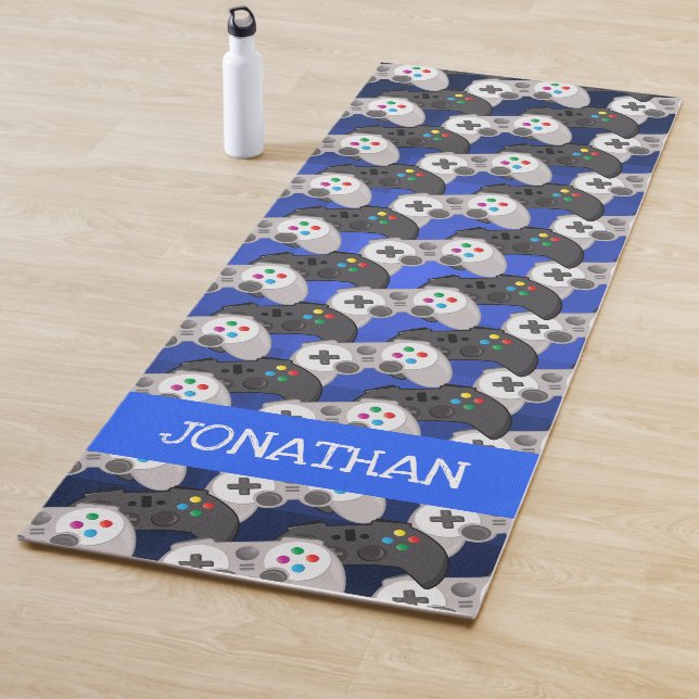 Kids Personalisiert Video Gamer Yogamatte (Beispiel)