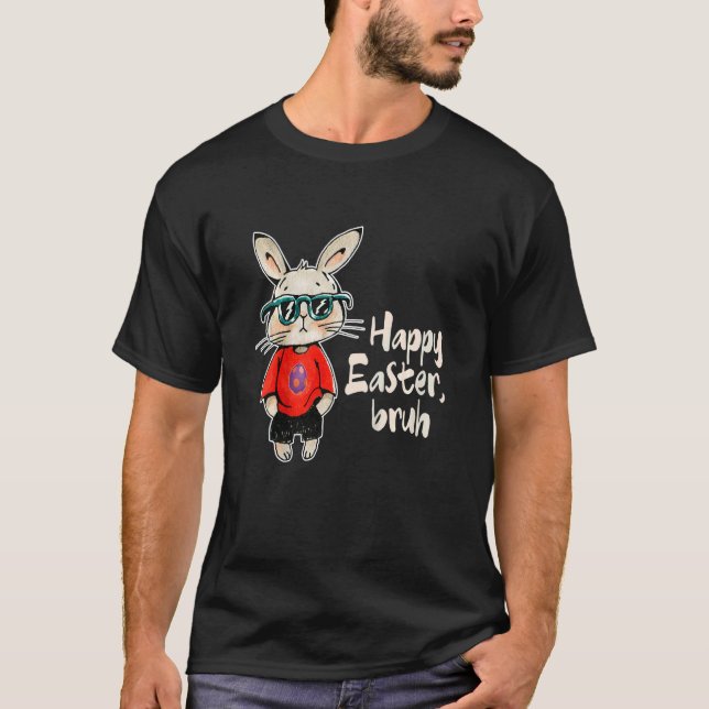 Kids phaben Osterhasen und Sic Rabbit ein lustiges T-Shirt (Vorderseite)