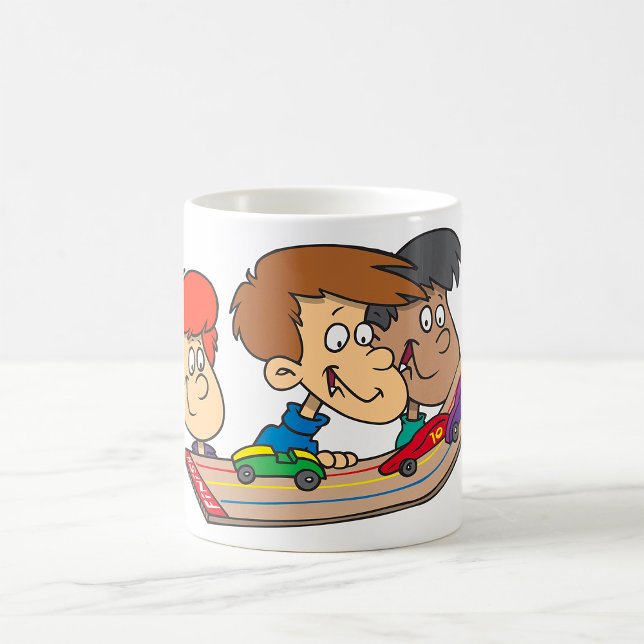 Kids Pinewood Derby Car Race Kaffeetasse (Von Creator hochgeladen)