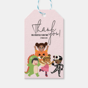 Kids Pink Halloween Kostüme Party Essentials Geschenkanhänger