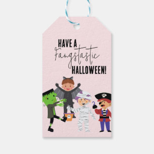 Kids Pink Halloween Kostüme Party Essentials Geschenkanhänger