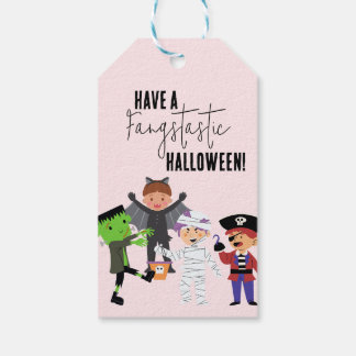 Kids Pink Halloween Kostüme Party Essentials Geschenkanhänger