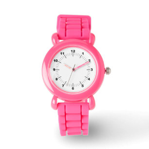 Kids pink Silicone Strap - Benutzerdefiniert (Bild Armbanduhr
