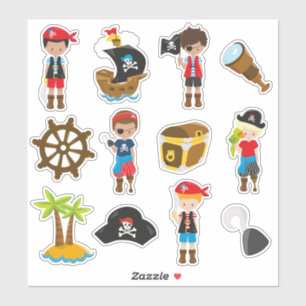 Kids Pirates Aufkleber
