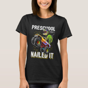 Kids Preschool nagelte es Rex Dinosaurier Monster  T-Shirt
