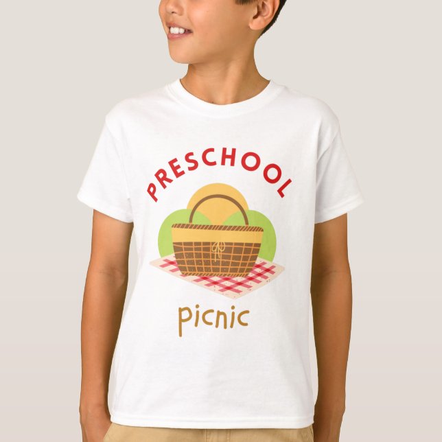 Kids Preschool Picnic T - Shirt (Vorderseite)
