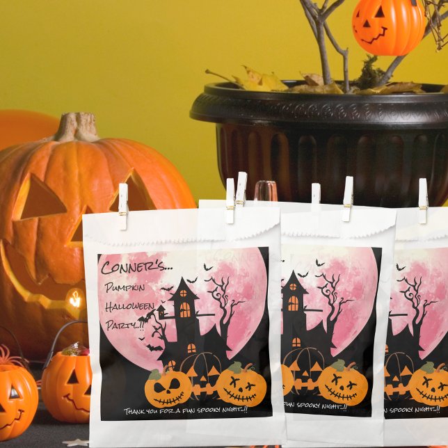 Kids Pumpkin Halloween-Party Geschenktütchen (Pumpkin Halloween Party Favor Bag)