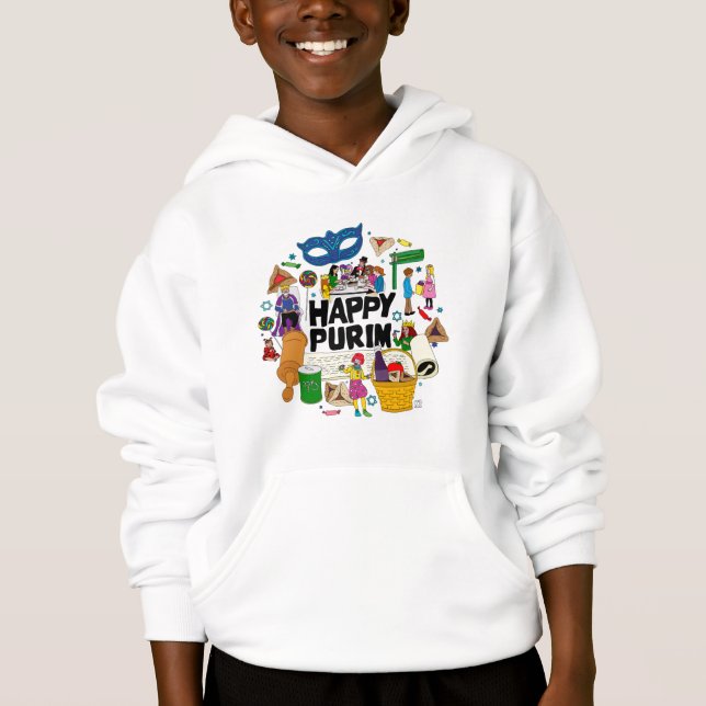 Kids Purim Sweatshirt (Vorderseite)
