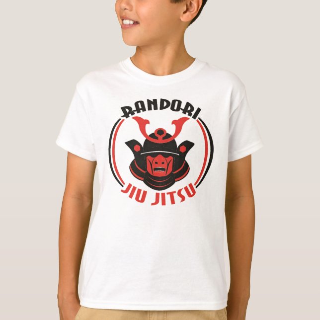Kids' Randori Jiu Jitsu Long Sleeve T - Shirt (Vorderseite)