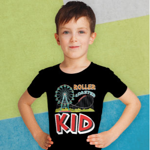 Kids Roller Untersetzer T-Shirt