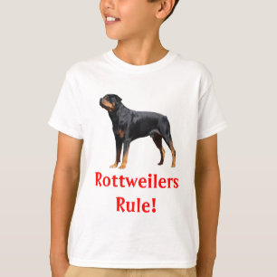 Kids Rottweiler beherrschen Welpen-Hund-T-Shirt T-Shirt