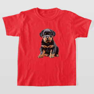 Kid's Rottweiler Puppy T - Shirt