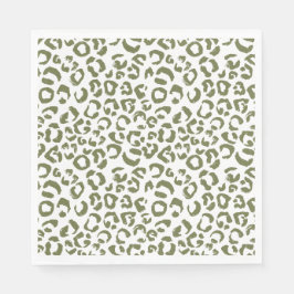 Kid's Safari Leopard Birthday Party Serviette
