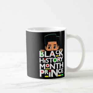 Kids Schwarzer Geschichtsmonat Prinz Melanin Sohn Kaffeetasse