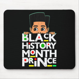 Kids Schwarzer Geschichtsmonat Prinz Melanin Sohn  Mousepad