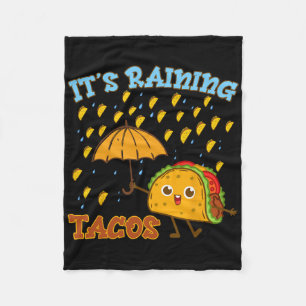 Kids seine regierenden Taco-Shirt mexikanischen Bo Fleecedecke