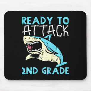 Kids Shark ist bereit, die zweite Stufe anzugreife Mousepad