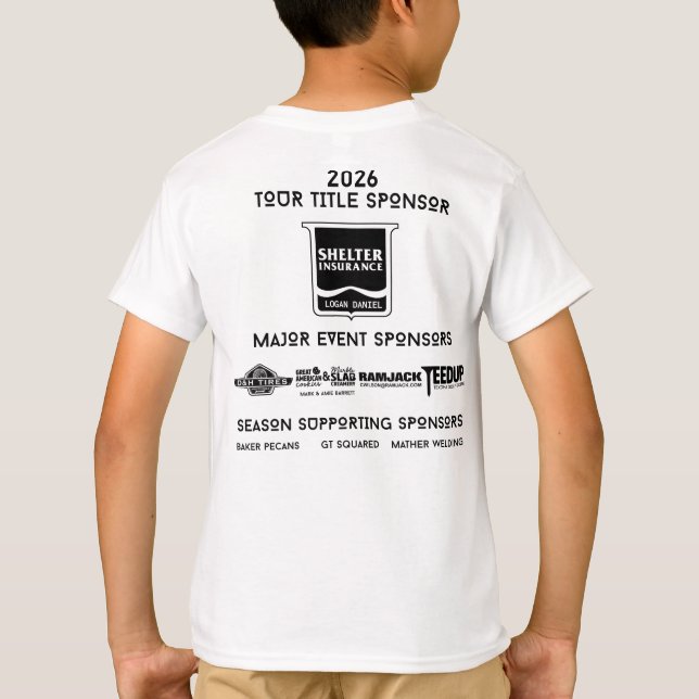 KIDS SHIRT - 2026 Thunderbird Golf Sponsors (Rückseite)