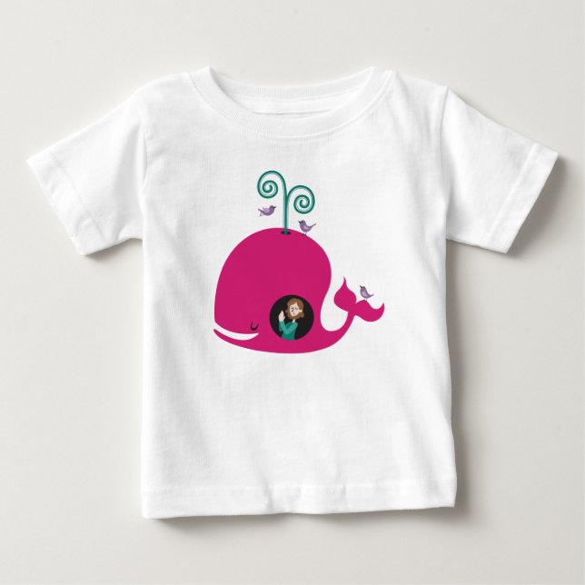 Kids Shirt Bible Story Jonah And The Whale Girl (Vorderseite)
