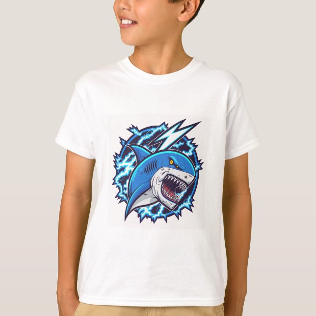 Kid's Shirt Shark (Vorderseite)