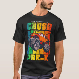 Kids sind bereit, den Pre-K Monster Truck zu zerdr T-Shirt