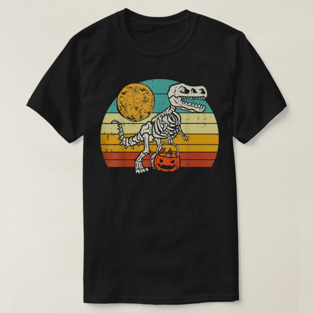 Kids Skeleton Monster Truck Moon Candy Toddler Hal T-Shirt (Design vorne)