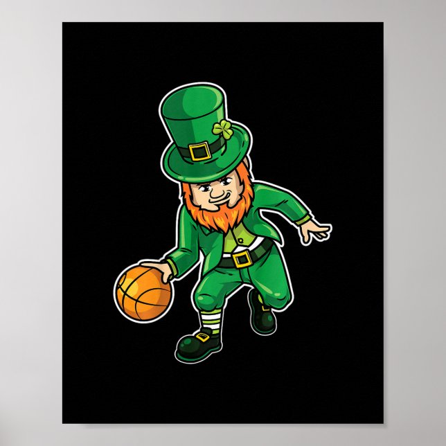 Kids Sketll St. Patrick  Poster (Vorne)