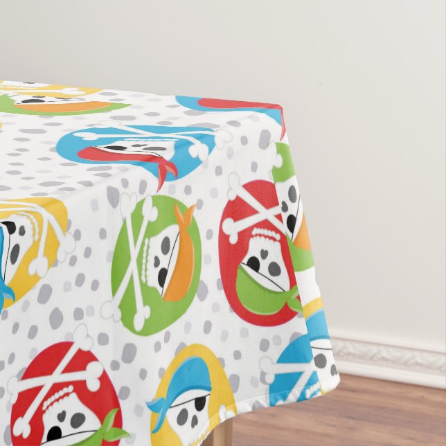 Kids Skull Party Pirates Tischdecke (Beispiel)