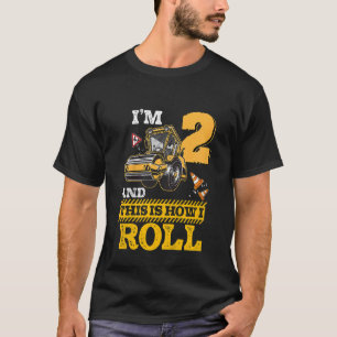 Kids So Roll ich Asphalt Roller 2 Jahre alt T-Shirt
