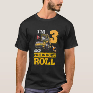 Kids So Roll ich Asphalt Roller 3 Jahre alt T-Shirt