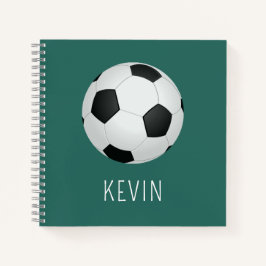 Kids Soccer Ball Boys School Notizbuch