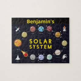 Kids Solar System Astronomie Astronaut Monogram