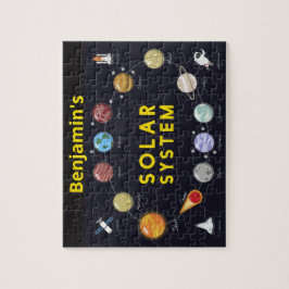 Kids Solar System Astronomie Astronaut Monogram