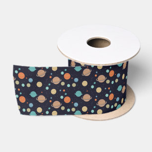 Kids Solar System Planets Saturn Jupiter Mars Satinband