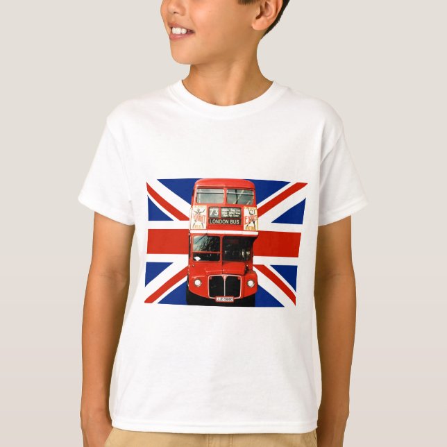 Kid's Souvenir T - Shirt aus London England (Vorderseite)