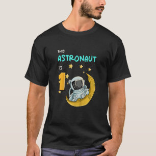 Kids Space Galaxy Astronaut Universe Planets Birth T-Shirt