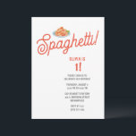 Kids Spaghetti Geburtstag Einladung<br><div class="desc">Diese Kids Spaghetti Geburtstagsparty Einladung ist eine großartige Option für Ihr Spaghetti-Abendessen,  Italienisches Restaurant,  Pasta-Party oder andere Veranstaltungen. Fügen Sie Ihre eigenen Daten hinzu und laden Sie sie sofort herunter oder lassen Sie sie von Zazzle ausdrucken. Diese Einladung wurde von dem Grafikdesigner Eden Denevan professionell entworfen.</div>